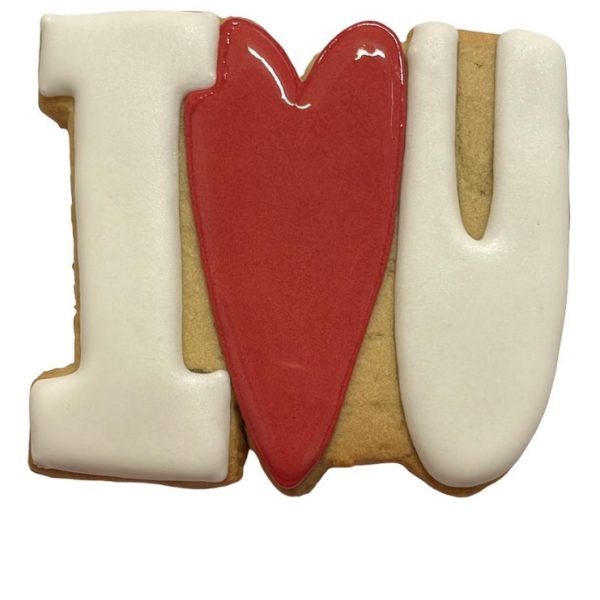 I LOVE U - San Valentino biscotti