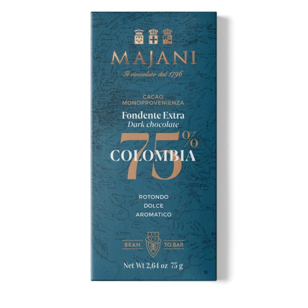 COLOMBIA 75%, cacao monoprovenienza