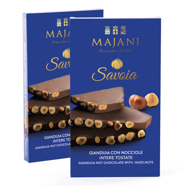 Snap SAVOIA, Gianduia con nocciole intere tostate (250 g)