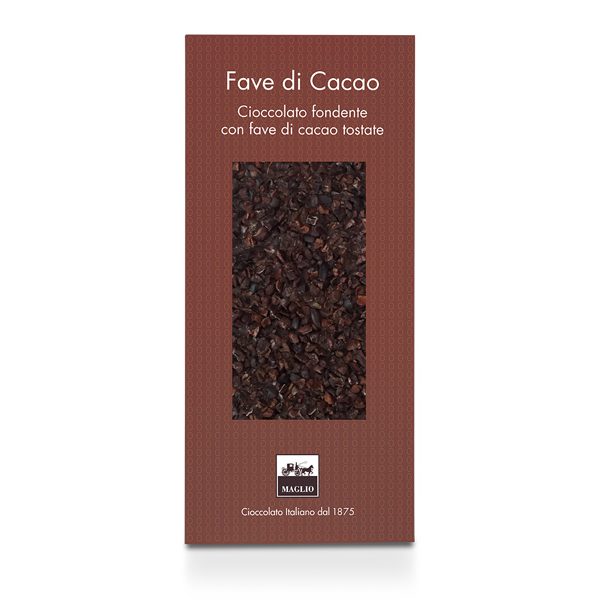 Tavoletta Fondente con fave di cacao