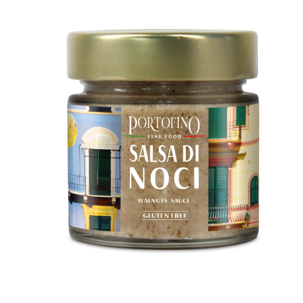 Salsa di noci a lunga conservazione, 100 g "Portofino" - Vaso vetro