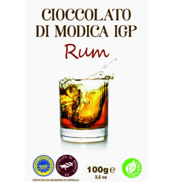 Cioccolato di Modica IGP Rum