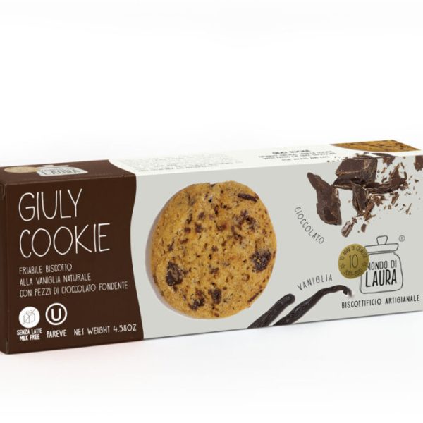 Giuly Cookie, biscotto alla vaniglia naturale con pezzi di cioccolato fondente
