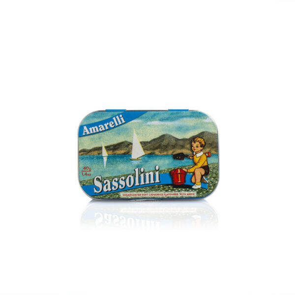 SASSOLINI, Confetti morbidi di liquirizia all'anice (40 g)