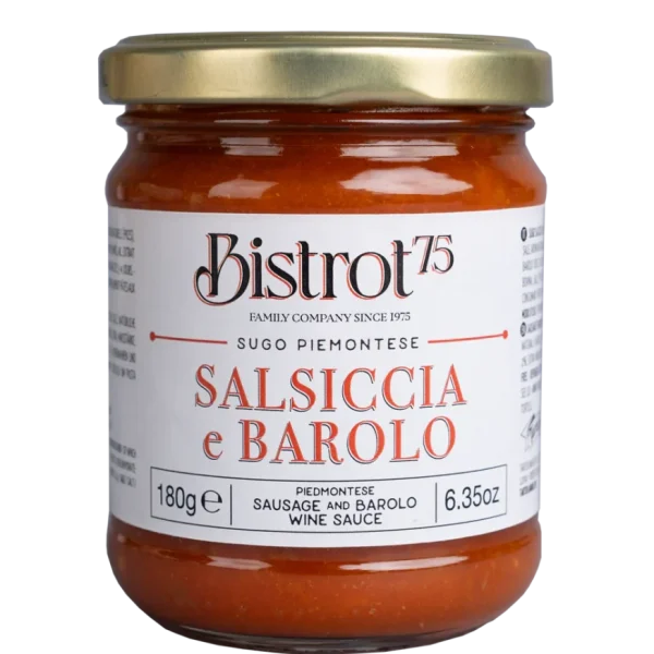 Sugo Piemontese SALSICCIA e BAROLO (180 g)