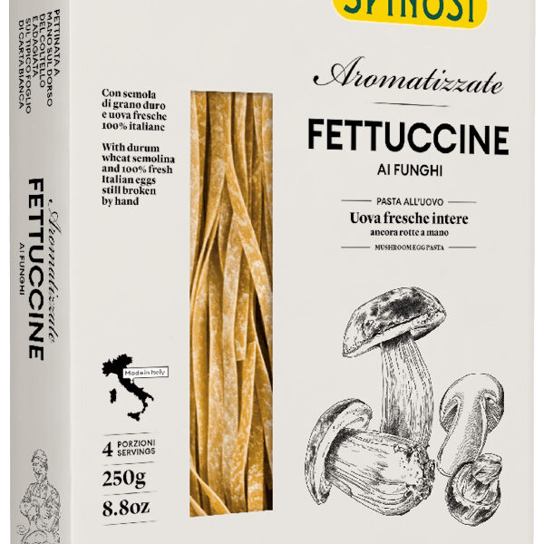 Pasta all'uovo - Le Aromatizzate, Fettucine ai Funghi Porcini (250 g)