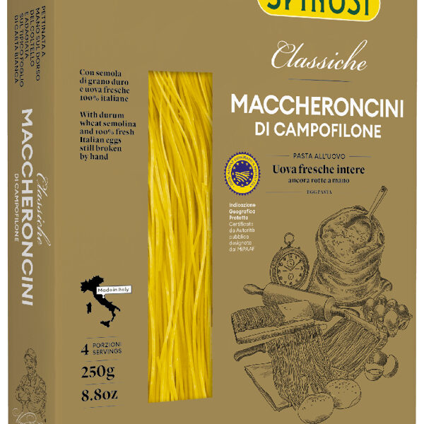 Pasta all'uovo - Le Classiche, Maccheroncini di Campofilone IGP (250 g)