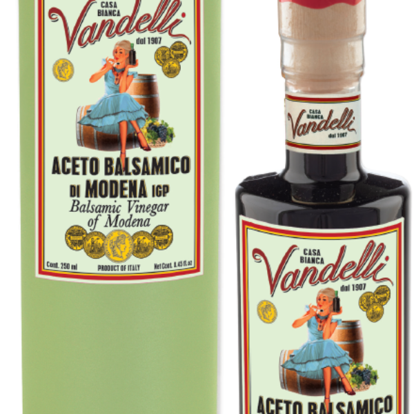 Aceto Balsamico di Modena IGP 5 Ori 250 ml, Tubo verde