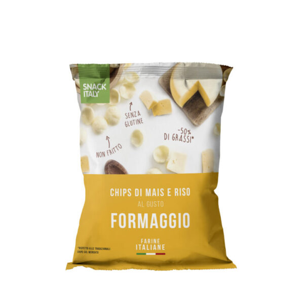 Chips di maïs e riso, gusto Formaggio (70 g)