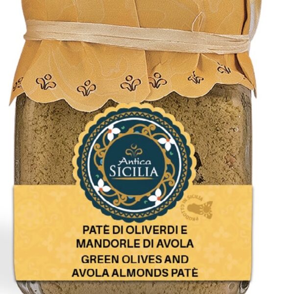 Paté di Olive verdi e mandorle di Sicilia (180 g)