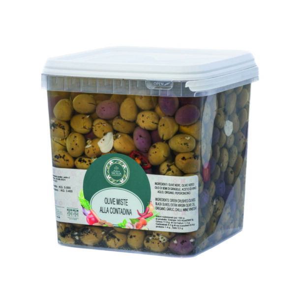 Olive miste alla contadina (secchiello da 5 kg)