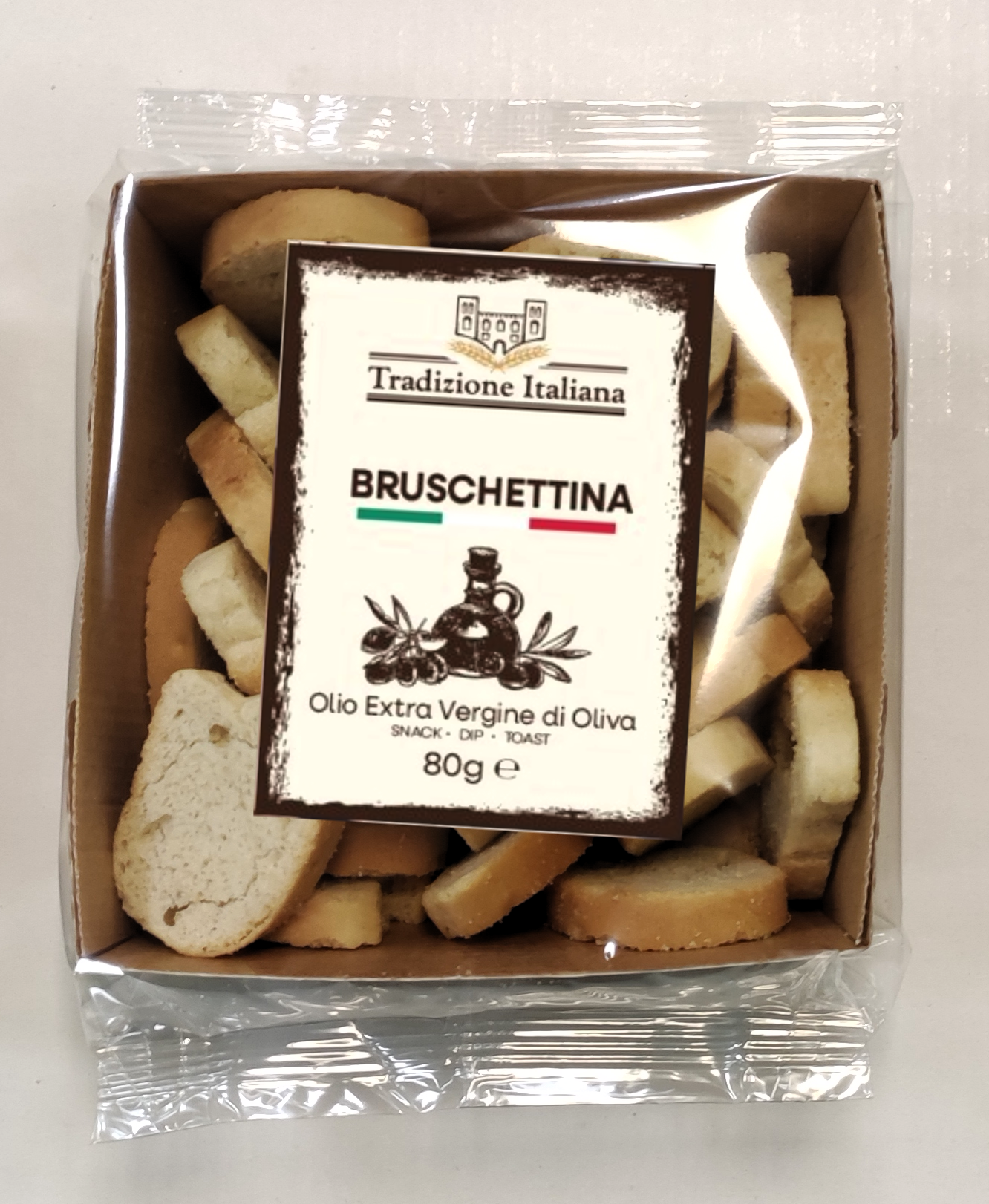 Bruschettina, Olio extravergine di Oliva (4,6%) (80 g)